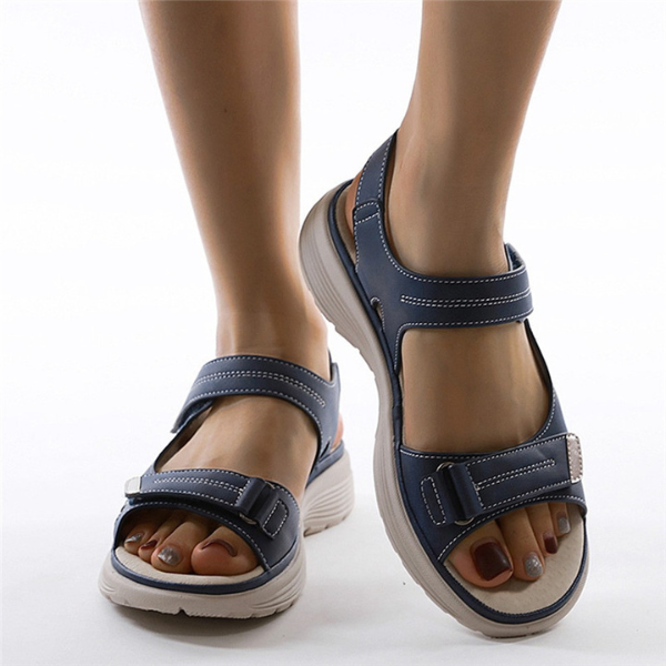 Adelaide - Beige Sports Sandals for Women