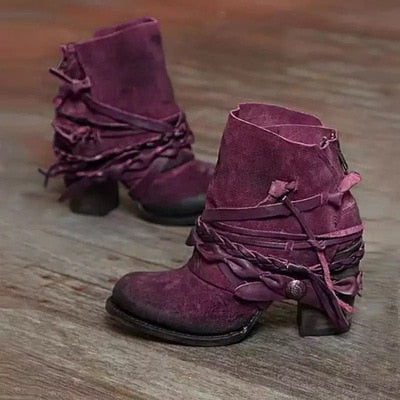 Seraphina - Vintage Leather Boots