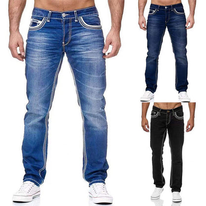 Maxwell - Men's Straight Denim Casual Pants