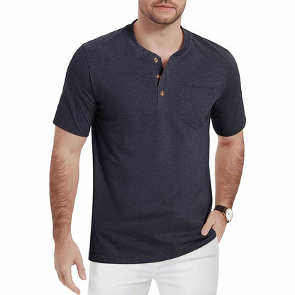 Caleb - Henley T-Shirt