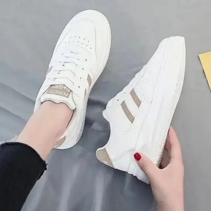 Sophia – Women's Casual Flat Lace-Up Sneakers for Summer