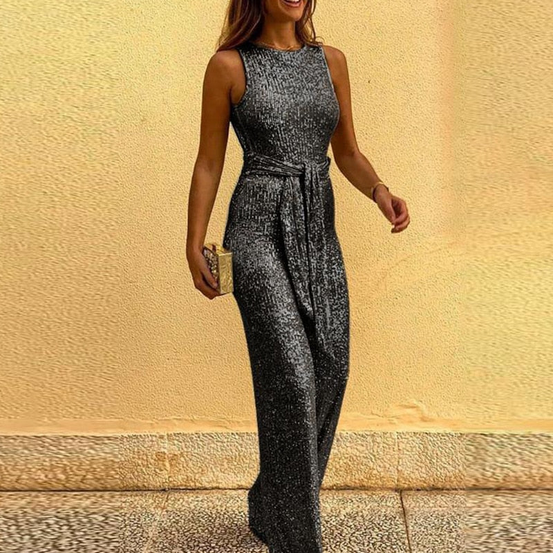 Emily Glitter Jumpsuit Anderson Fashion