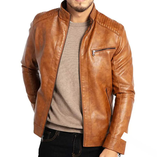 Ambrose - Windproof Leather Jacket