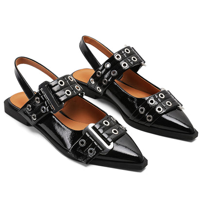 Verona - Elegant Pointed Toe Flats for Women