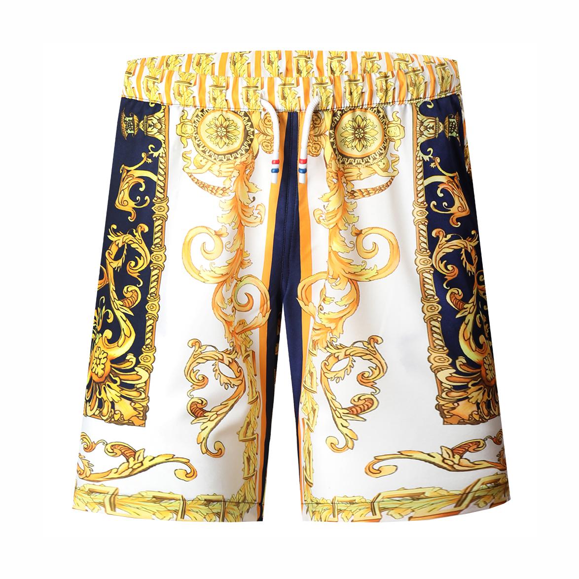 Julien – Men's Gold Luxury Quick Dry Beach Shorts