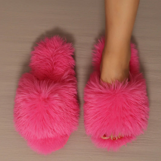 Ella – Autumn and Winter Plush Indoor Slippers for Women