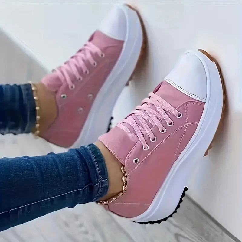 Viviana - Trendy Lace-Up Sneakers for Women