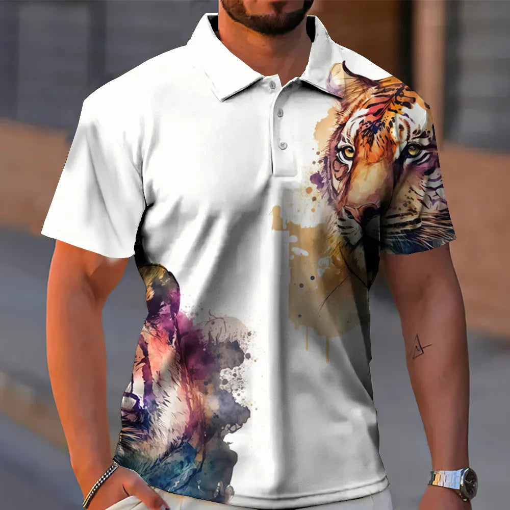 Logan - Men's 3D Print Polo Shirt