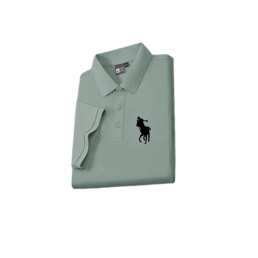 Samuel - Summer Breathable Solid Color Polo T-Shirt