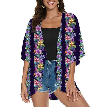 Leona - Elegant Flowy Kimono Cardigan for Women