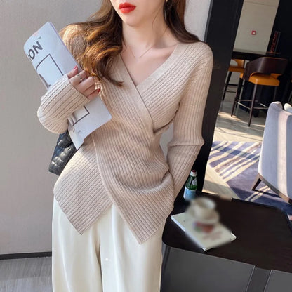 Arlette - Elegant Knitted Sweater for Women