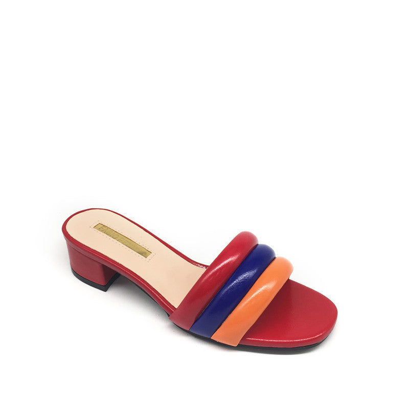 Jessamine - Vibrant Mid-Heel Slippers for Women