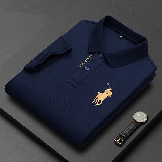 Gabriel – Men's Luxurious Embroidered Polo Shirt