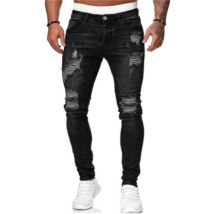 Travis – Men's Ripped Skinny Vintage Jeans