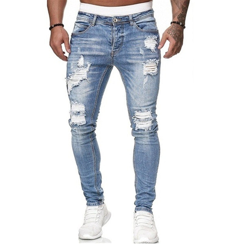 Travis – Men's Ripped Skinny Vintage Jeans