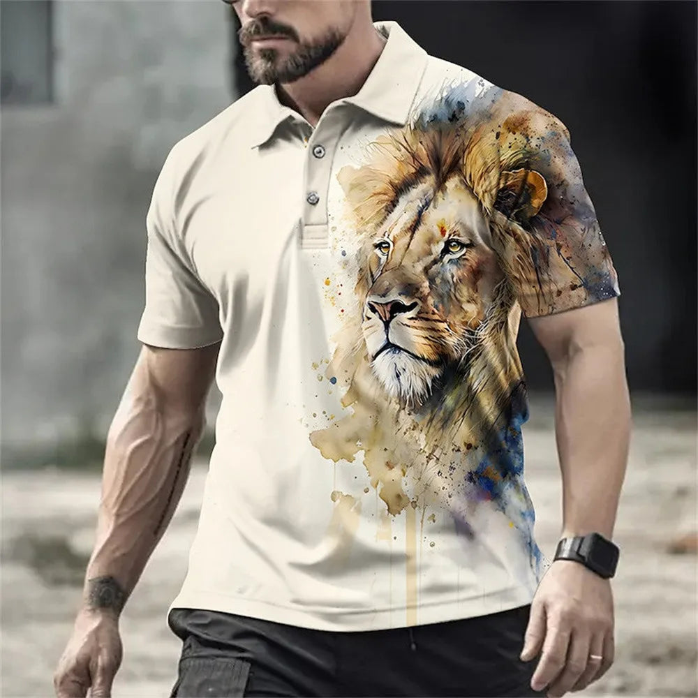 Logan - Men's 3D Print Polo Shirt