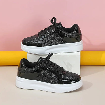 Beatrix - Stylish Glitter Platform Sneakers for Women