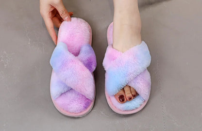 Elara - Cozy Faux Fur Slippers