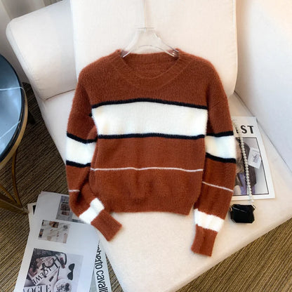 Odessa - Chic Color Block Pullover Sweater for Women