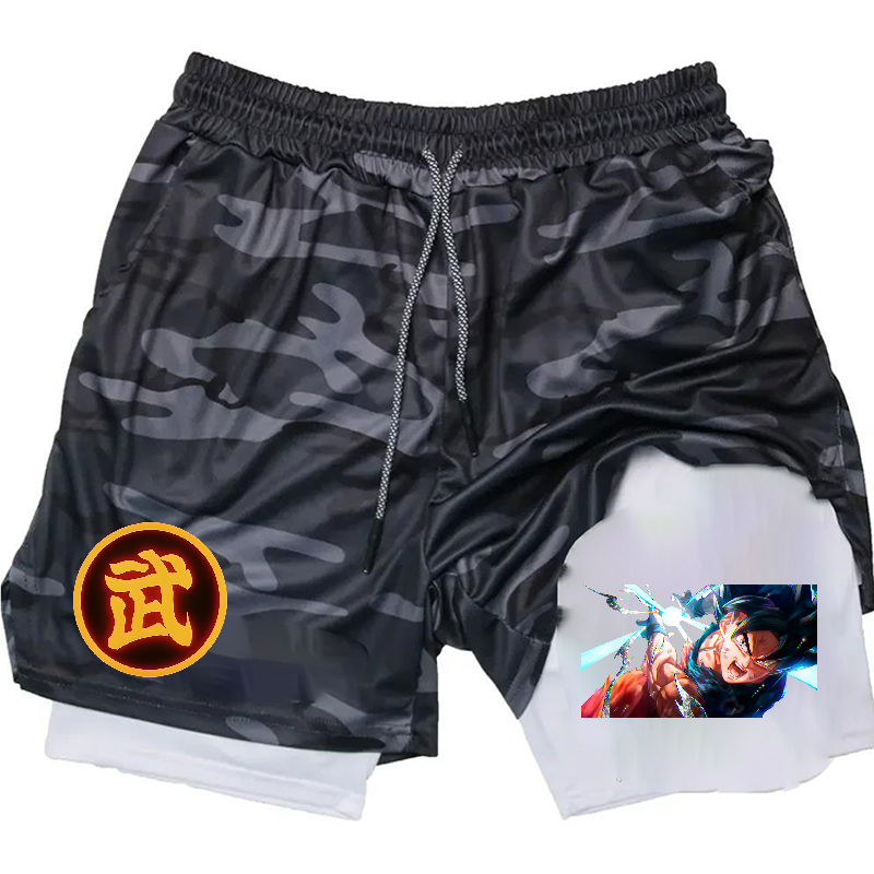 Alex – Summer Quick Dry Versatile Men's Anime Print Shorts