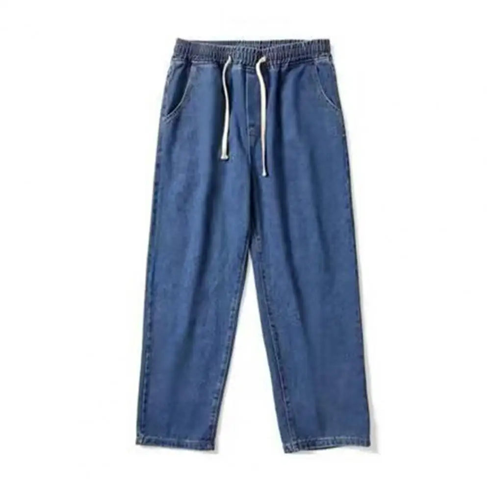 Dylan – Men's Vintage Wide Leg Jeans with Star Embroidery