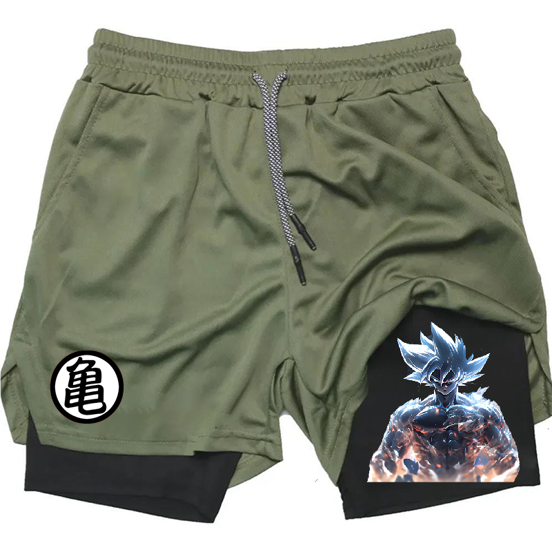 Alex – Summer Quick Dry Versatile Men's Anime Print Shorts