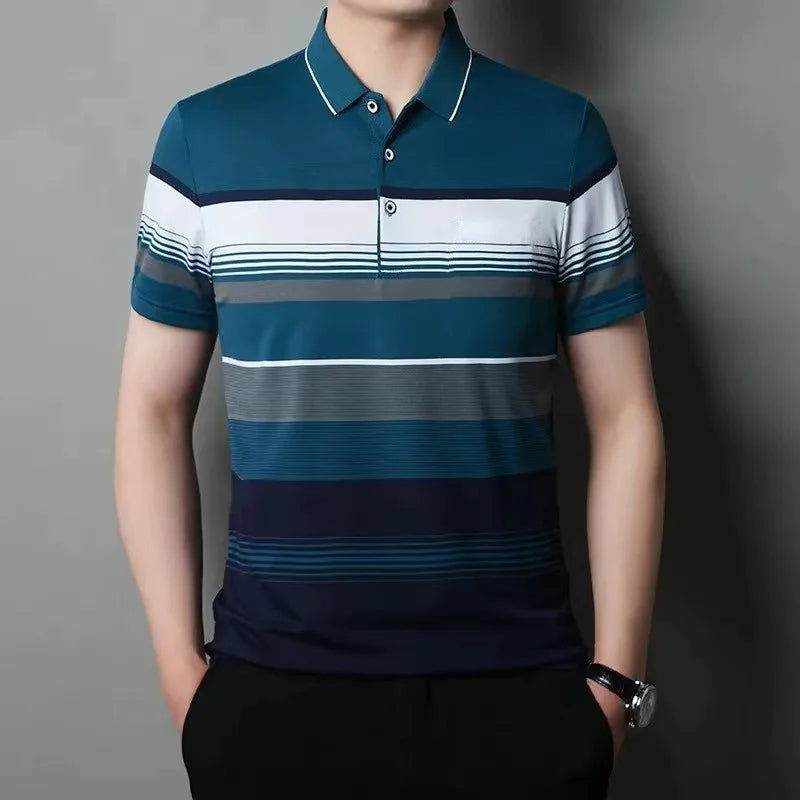 William - Men's Summer Striped Polo Shirt