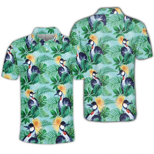 Oliver – Men's Hawaiian Toucan 3D Printed Polo Shirt