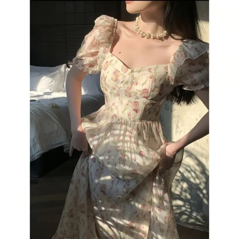 Winifred - Charming Ruffled Long Dress for Women