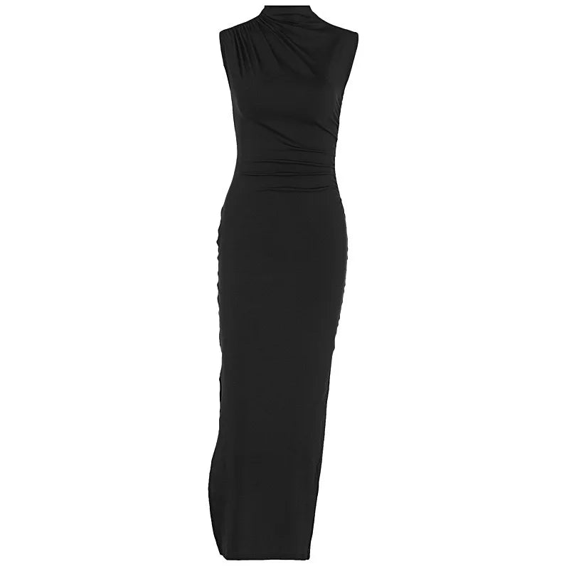 Zephyra - Sleek High Waist Sleeveless Dress for Women