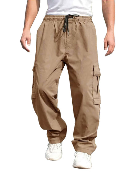 Ryan - Full Length Loose Multi-pocket Cargo Pants for Men