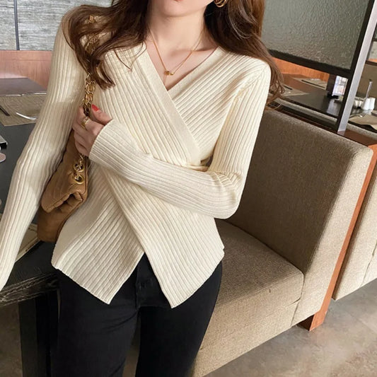 Arlette - Elegant Knitted Sweater for Women