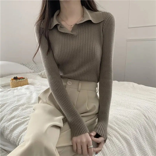 Mirella - Elegant Long Sleeve Pullover for Women