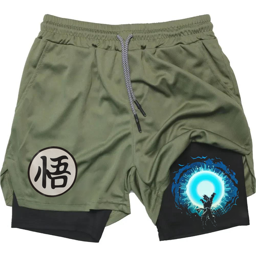 Alex – Summer Quick Dry Versatile Men's Anime Print Shorts