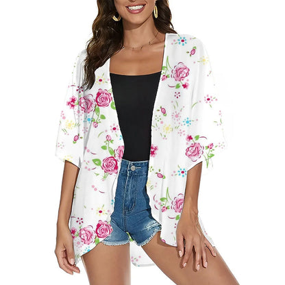 Leona - Elegant Flowy Kimono Cardigan for Women