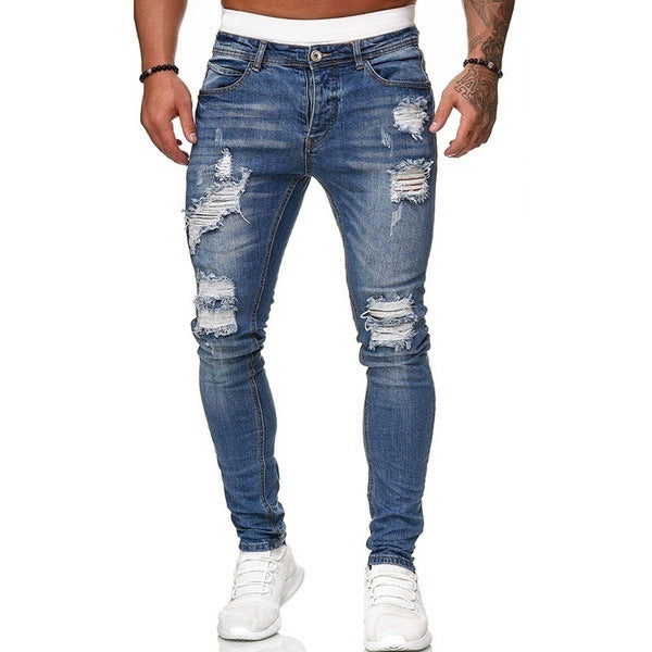 Travis – Men's Ripped Skinny Vintage Jeans