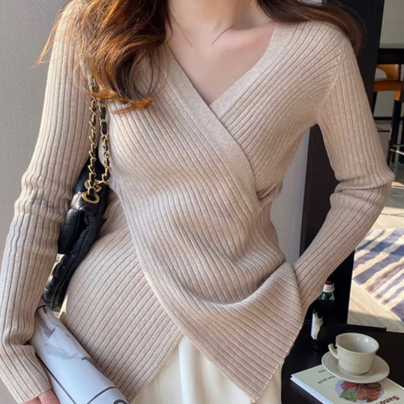 Arlette - Elegant Knitted Sweater for Women