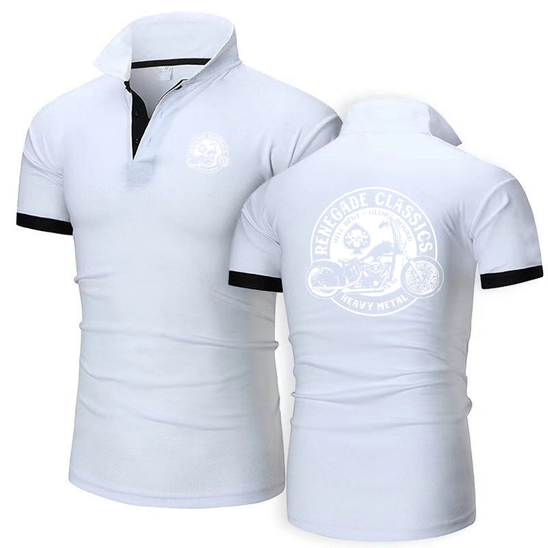 Axel – Men's Retro Motorcycle Polo Shirt