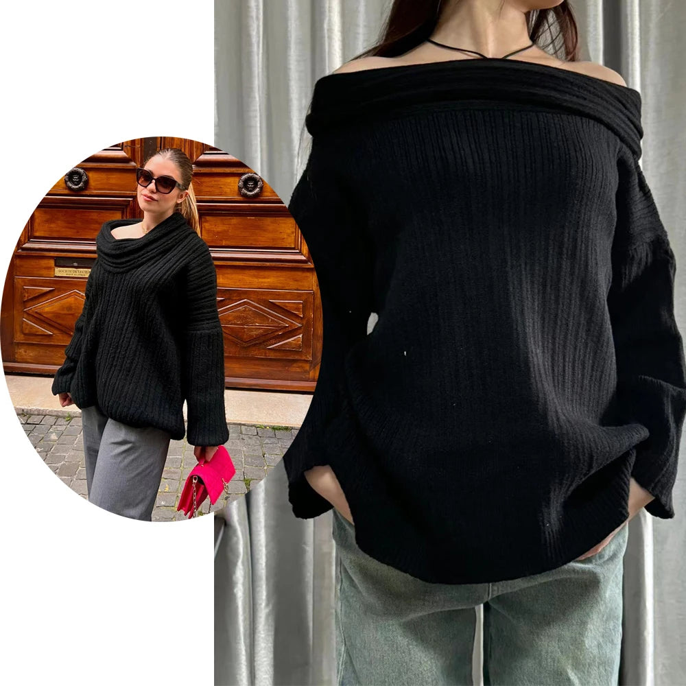 Zephyra - Cozy Oversized Sweater for Women