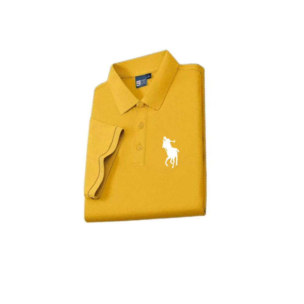 Samuel - Summer Breathable Solid Color Polo T-Shirt