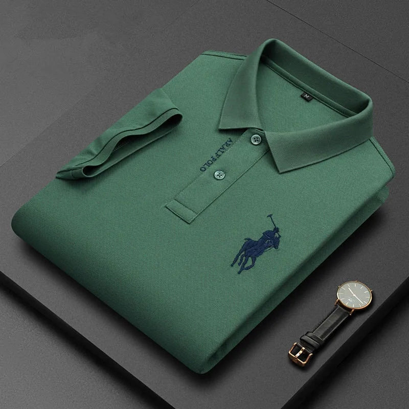 Gabriel – Men's Luxurious Embroidered Polo Shirt