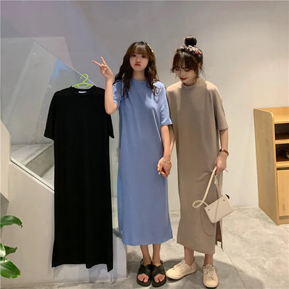 Ariadne - Casual Oversized T-Shirt Dress for Women