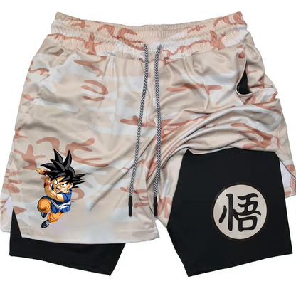 Alex – Summer Quick Dry Versatile Men's Anime Print Shorts