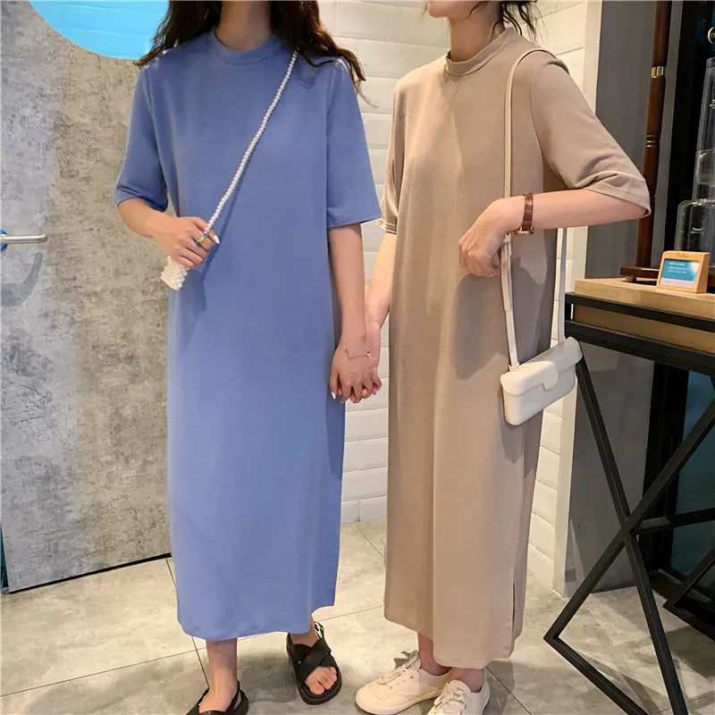 Ariadne - Casual Oversized T-Shirt Dress for Women