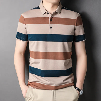 William - Men's Summer Striped Polo Shirt