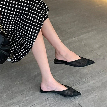 Emma - Summer Mesh Pointed Toe Slippers for Women