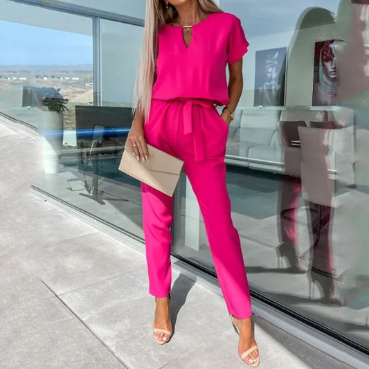 Ariana - Short Sleeve Jumpsuit