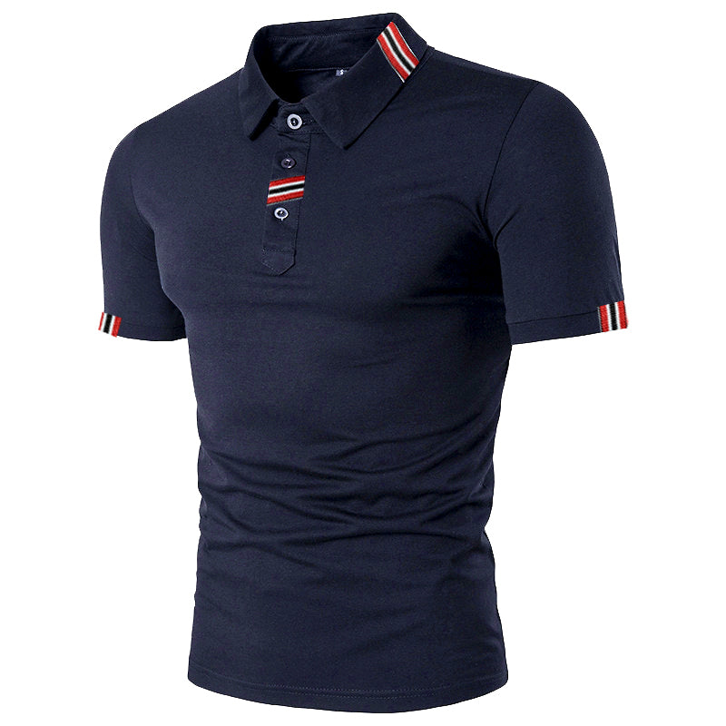 Tristan - Men's Short-Sleeved Fashion Polo Shirt - Casual Essential