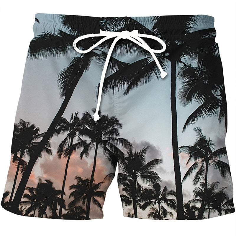 Leo – Men's 3D Printed Hawaii Beach Shorts