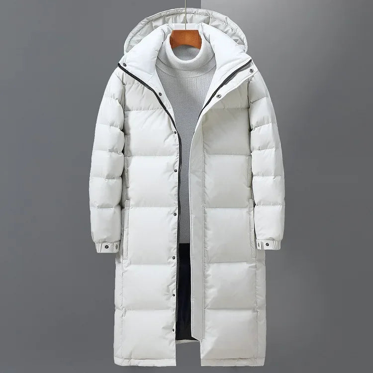 Adrian - Winter Men's Long Down Jacket